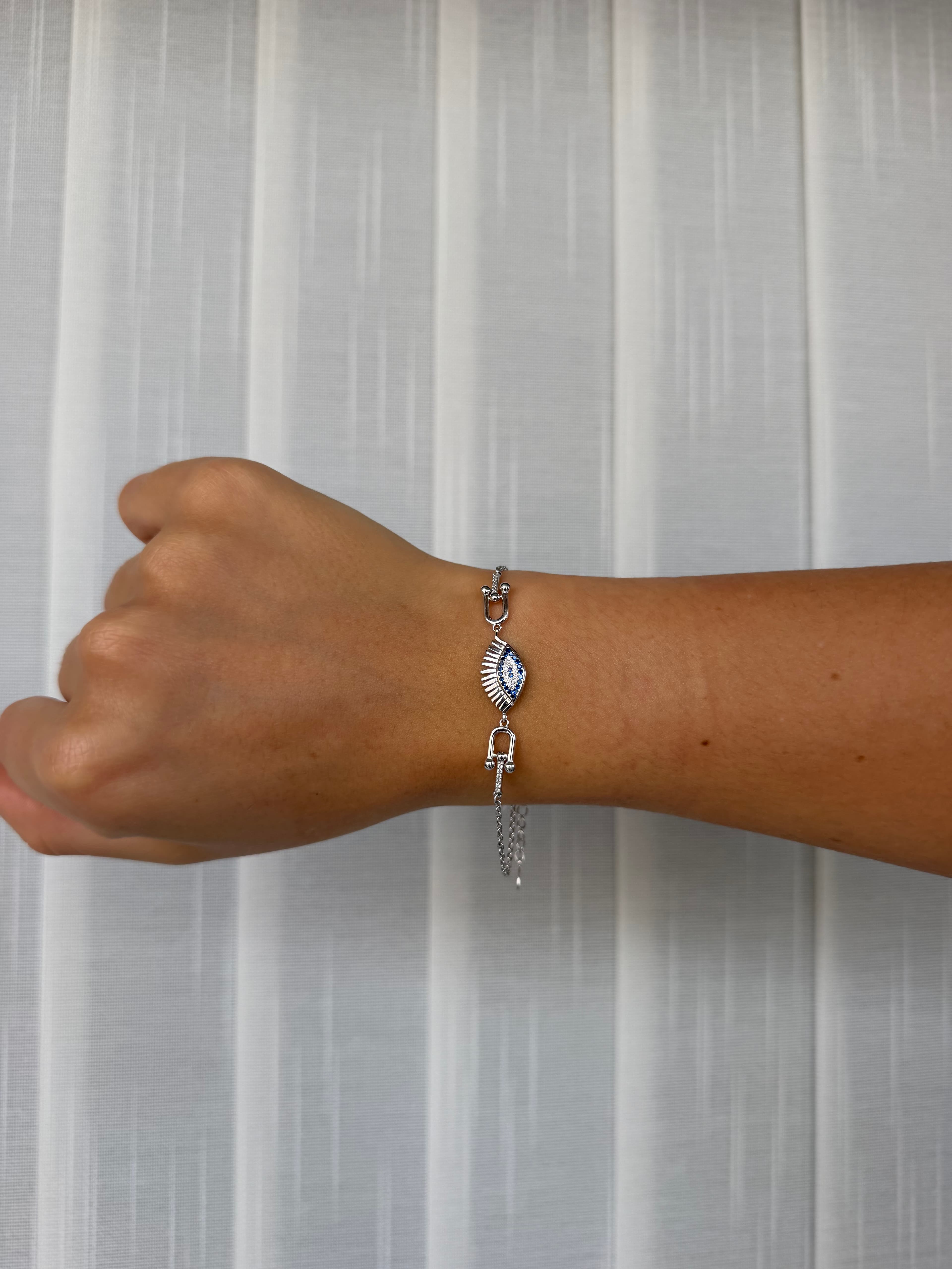 Pulsera ojo brillante