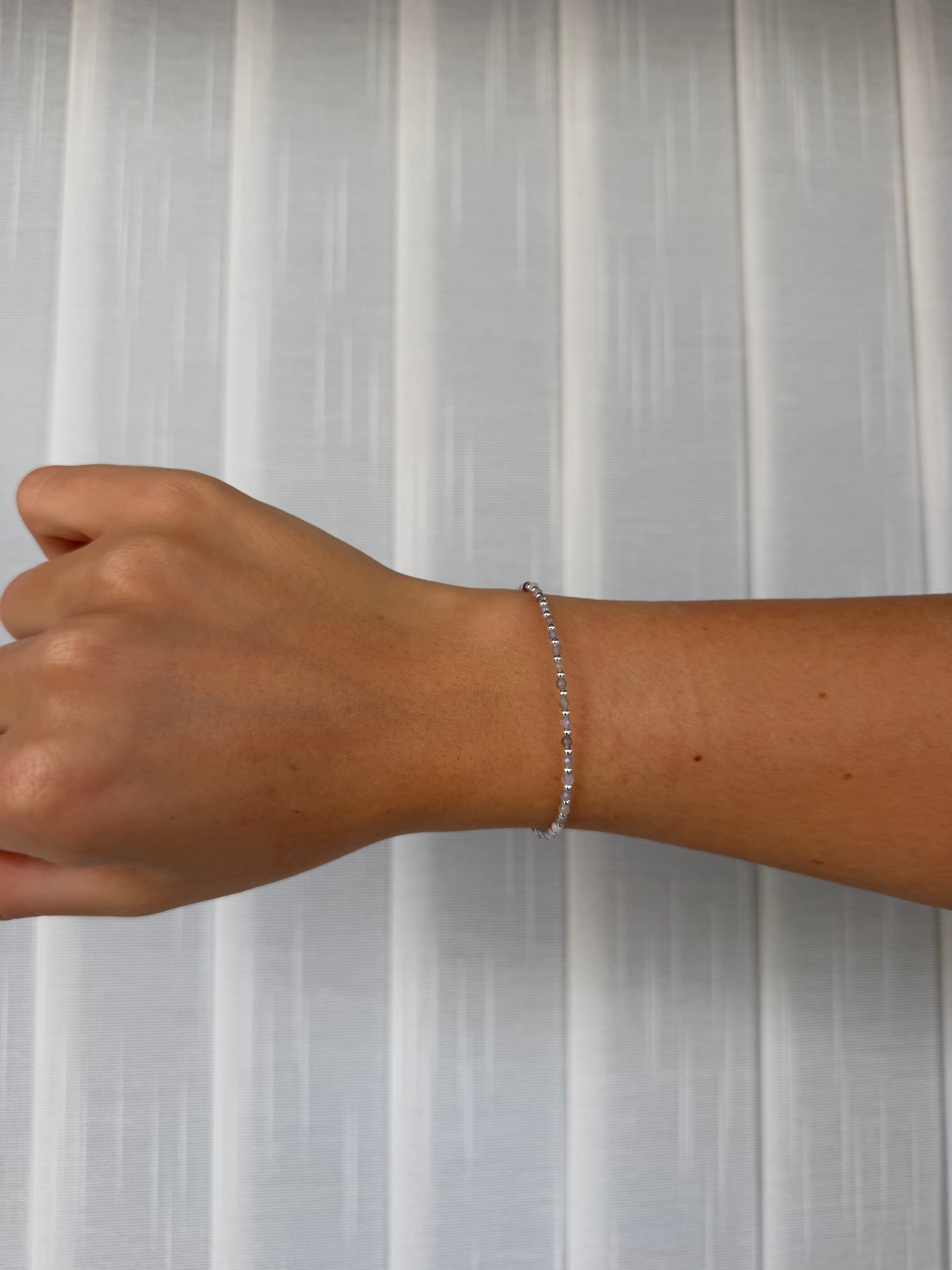 Pulsera tonos grises