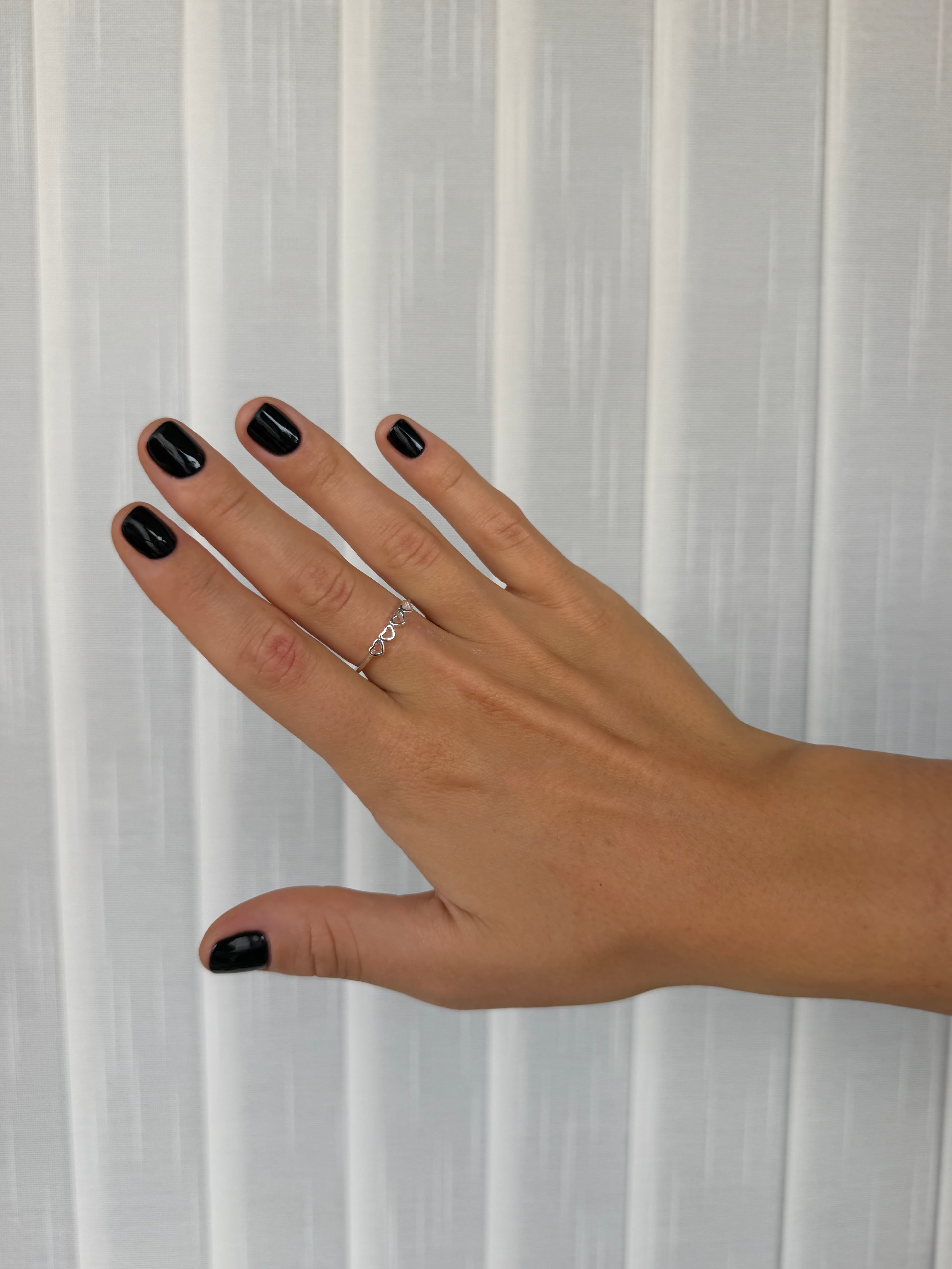 Anillos corazones vacios