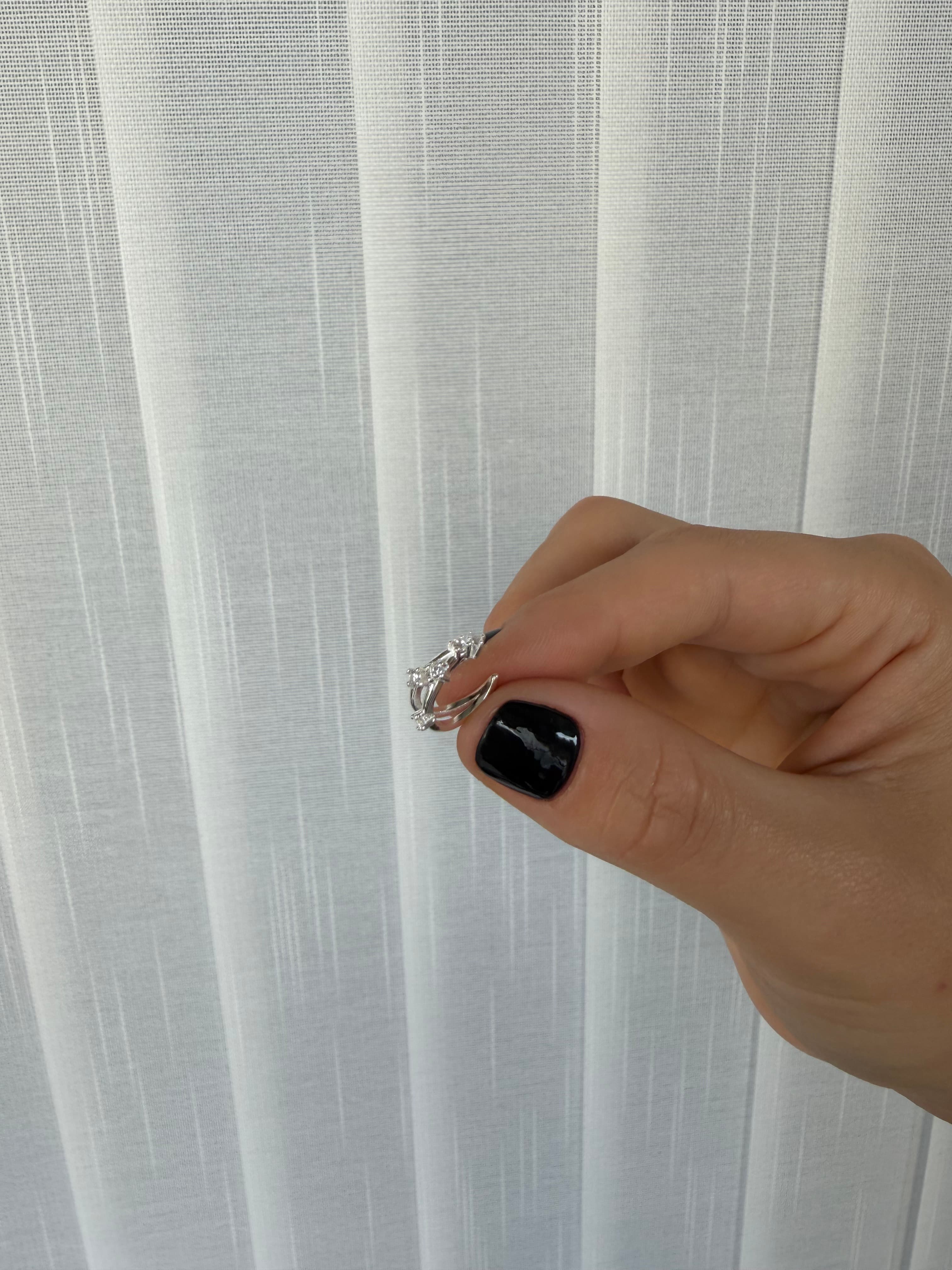 Earcuff doble brillo