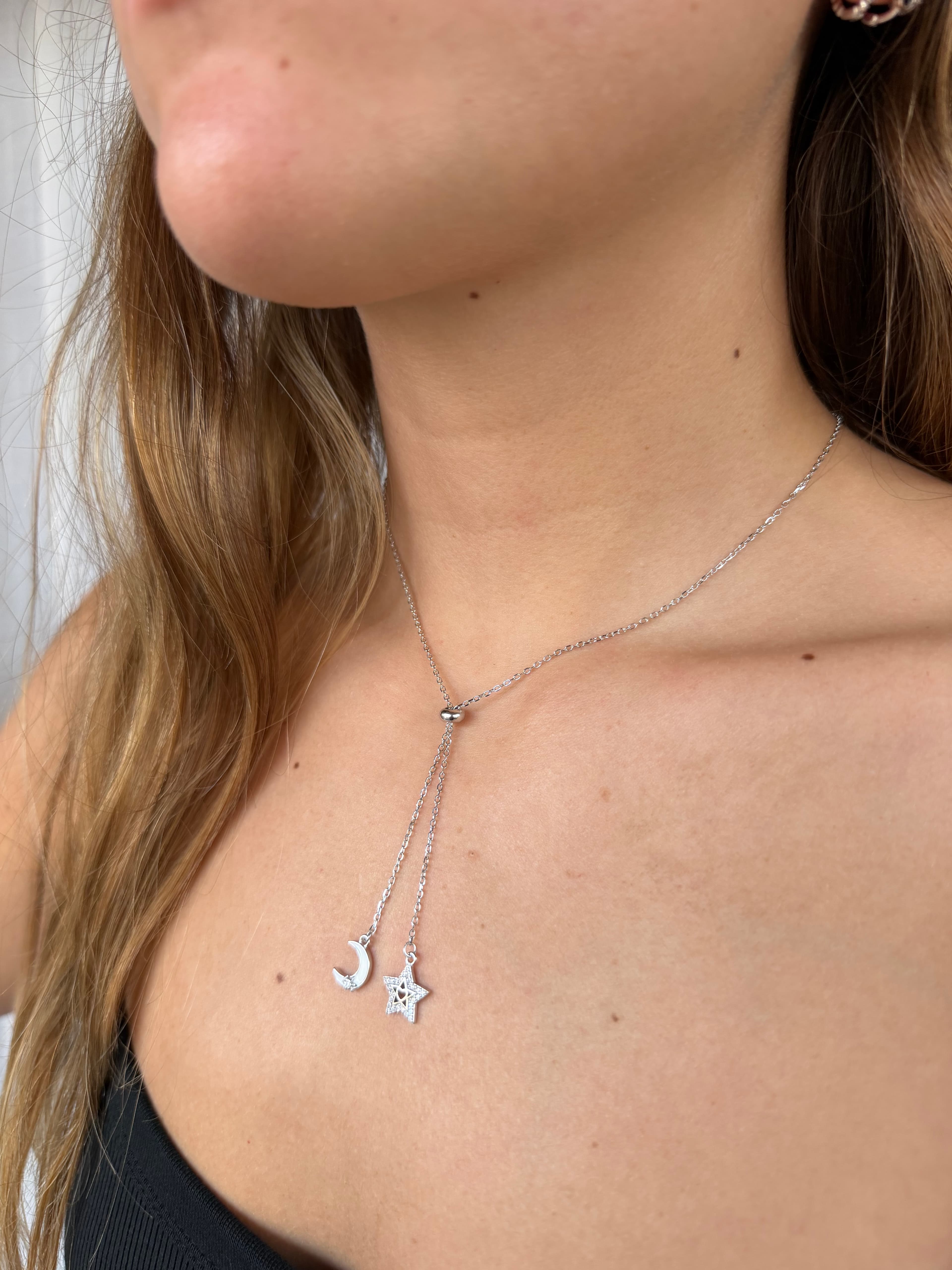 Collar estrella luna